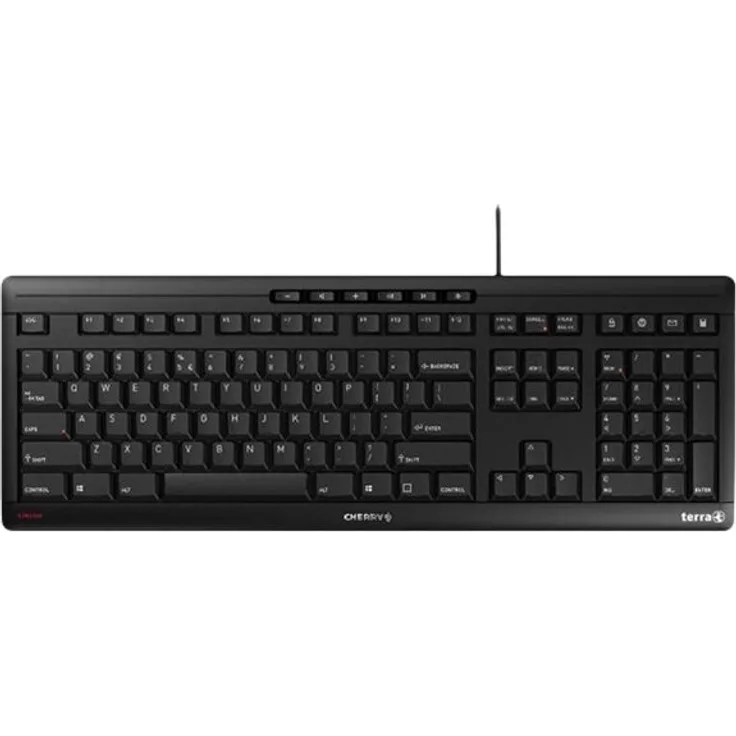 Wortmann AG TERRA JK-8500FRADSL Tastatur USB Französisch AZERTY Schwarz (JK-8500FRADSL)