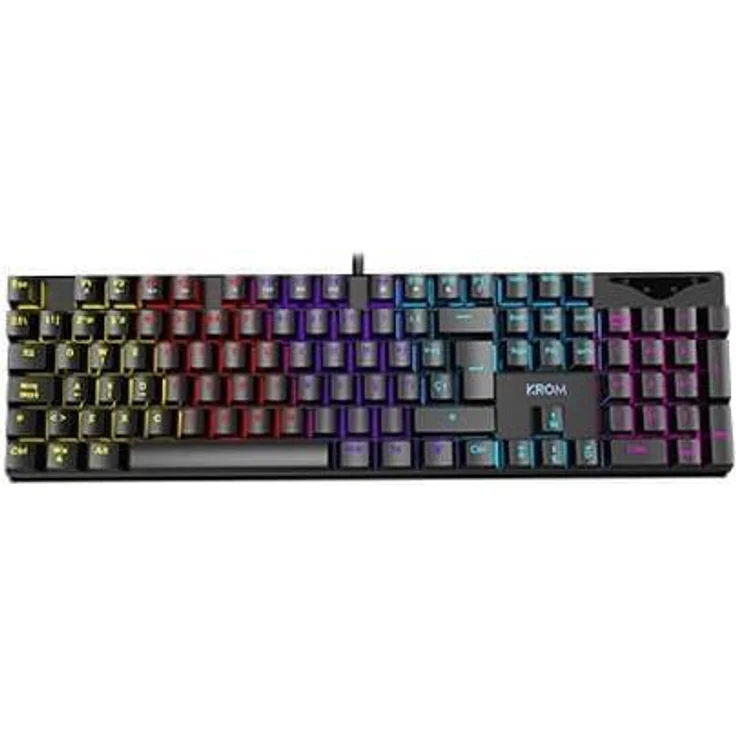 Krom Kasic Tastatur USB QWERTY Englisch Schwarz (NXKROMKASIC) – Bild 1