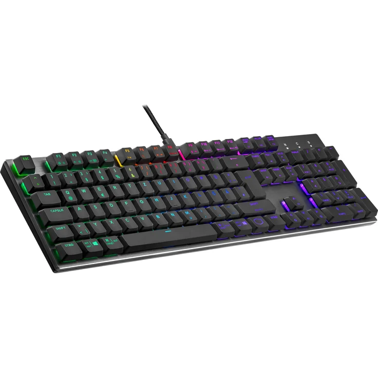 Cooler Master QuickFire SK652 Tastatur USB QWERTZ Deutsch Schwarz, Grau (SK-652-GKTR1-DE) – Bild 2