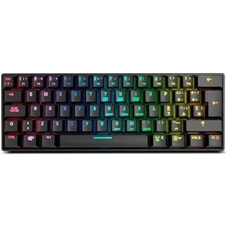 Krom Kluster Tastatur USB + Bluetooth Schwarz (NXKROMKLSTRSP)