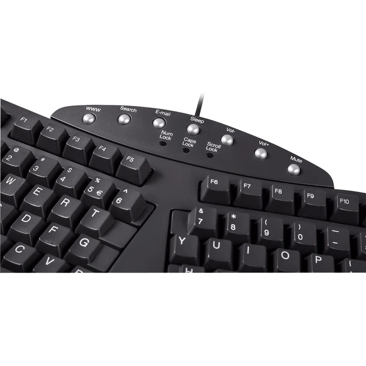 Perixx PERIBOARD-512 Classic - Tastatur - USA QWERTY - Schwarz – Bild 3
