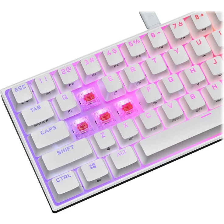 Corsair CH-9194114-DE - Tastatur USB Deutsch QWERTZ Weiß (CH-9194114-DE) – Bild 9