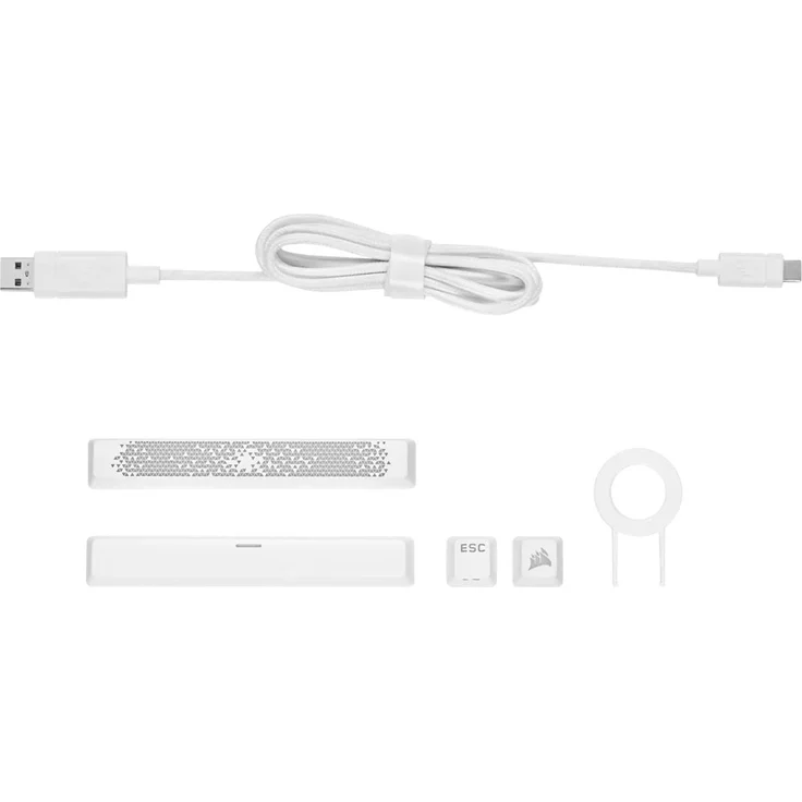 Corsair CH-9194114-DE - Tastatur USB Deutsch QWERTZ Weiß (CH-9194114-DE) – Bild 12