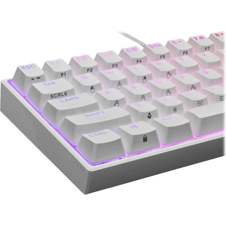 Corsair CH-9194114-DE - Tastatur USB Deutsch QWERTZ Weiß (CH-9194114-DE) – Bild 6