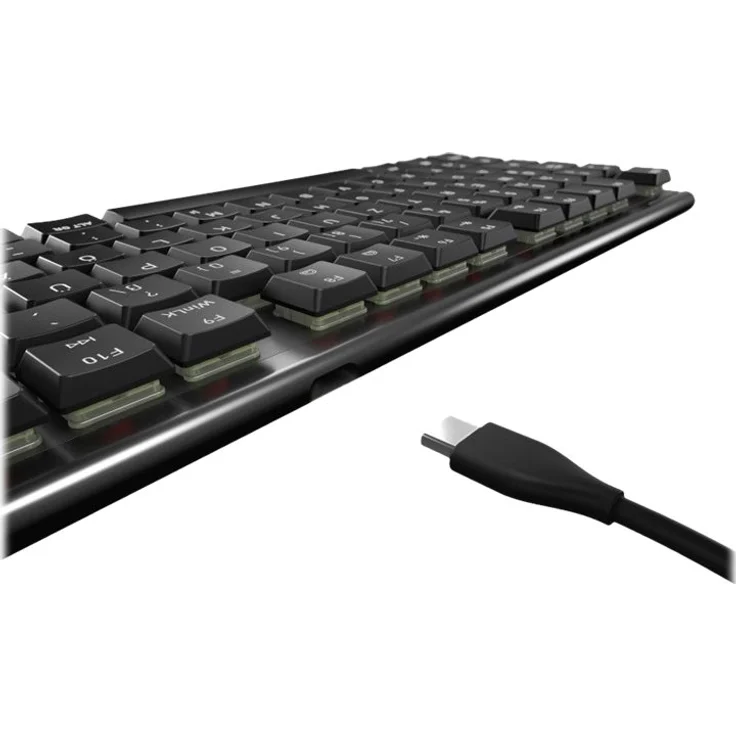 CHERRY MX 10.0N Tastatur USB QWERTY US International Schwarz (G8A-25010LVBEU-2) – Bild 3