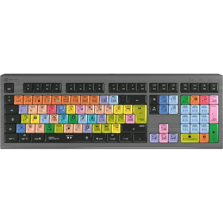 LogicKeyboard Apple Logic Pro X2 Astra2 BL dt. QWERTZ (Mac) (LKB-LOGXP2-A2M-DE)