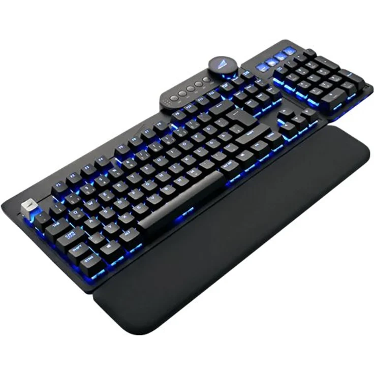 Mountain Everest Max Tastatur USB QWERTZ Deutsch Schwarz (MG-EVK1B-CR1-DE) – Bild 2