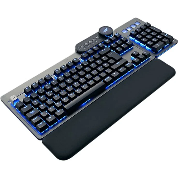 Mountain Everest Max Tastatur USB QWERTZ Deutsch Grau (MG-EVK1G-CR1-DE) – Bild 2