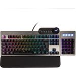 Mountain Everest Max Tastatur USB QWERTZ Deutsch Grau (MG-EVK1G-CR1-DE)