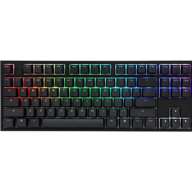 Ducky One 2 RGB TKL Tastatur USB Schwarz (DKON1787ST-BSZALAZT1)