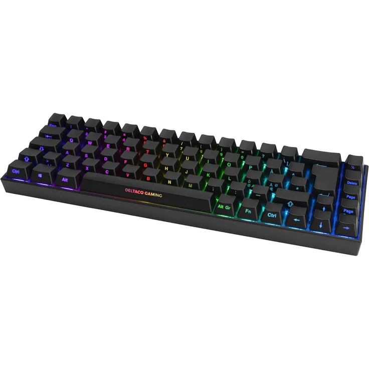 Deltaco GAM-100-DE Tastatur USB + Bluetooth QWERTZ Deutsch Schwarz (GAM-100-DE)