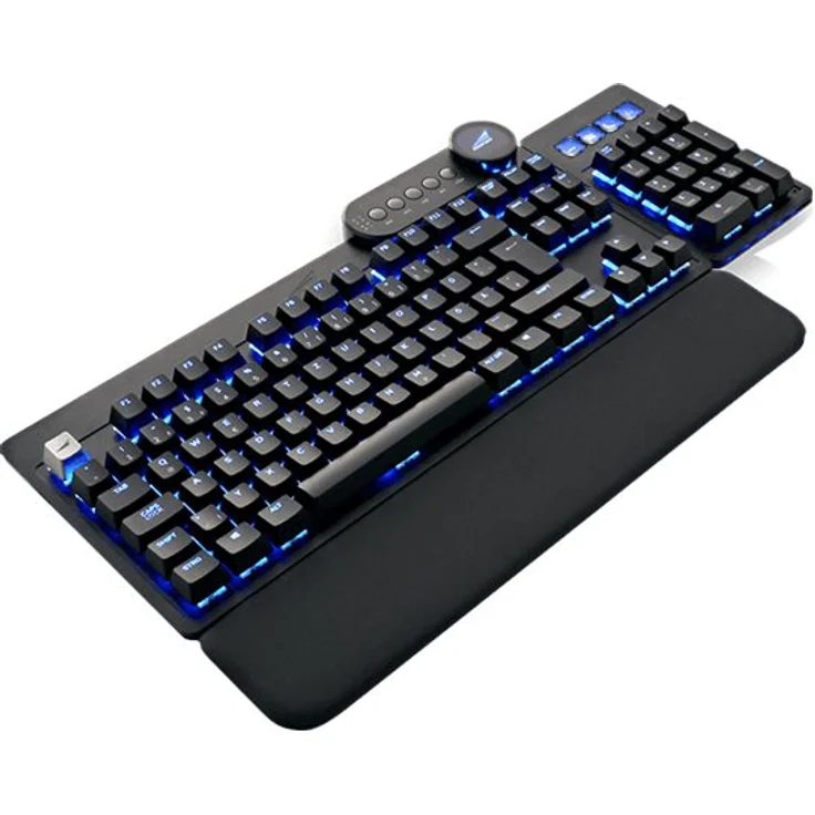 Mountain Everest Max Tastatur USB QWERTZ Deutsch Schwarz (MG-EVK1B-CO1-DE) – Bild 2