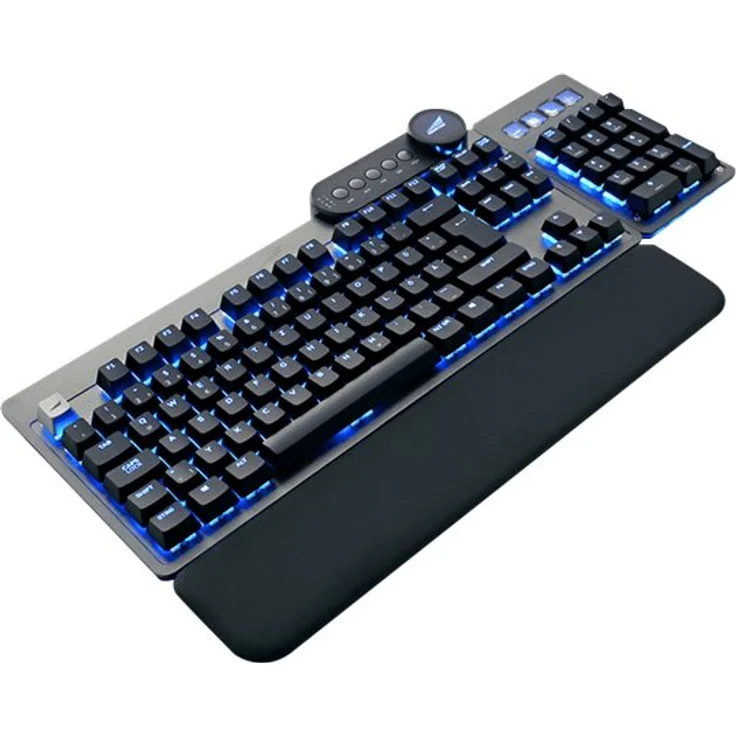 Mountain Everest Max Tastatur USB QWERTZ Deutsch Grau (MG-EVK1G-CO1-DE) – Bild 2