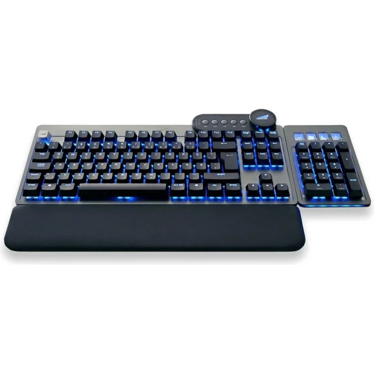 Mountain Everest Max Tastatur USB QWERTZ Deutsch Grau (MG-EVK1G-CO1-DE) – Bild 3