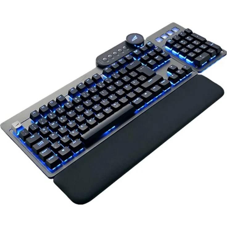 Mountain Everest Max Tastatur USB QWERTZ Deutsch Grau (MG-EVK1G-CS1-DE) – Bild 2