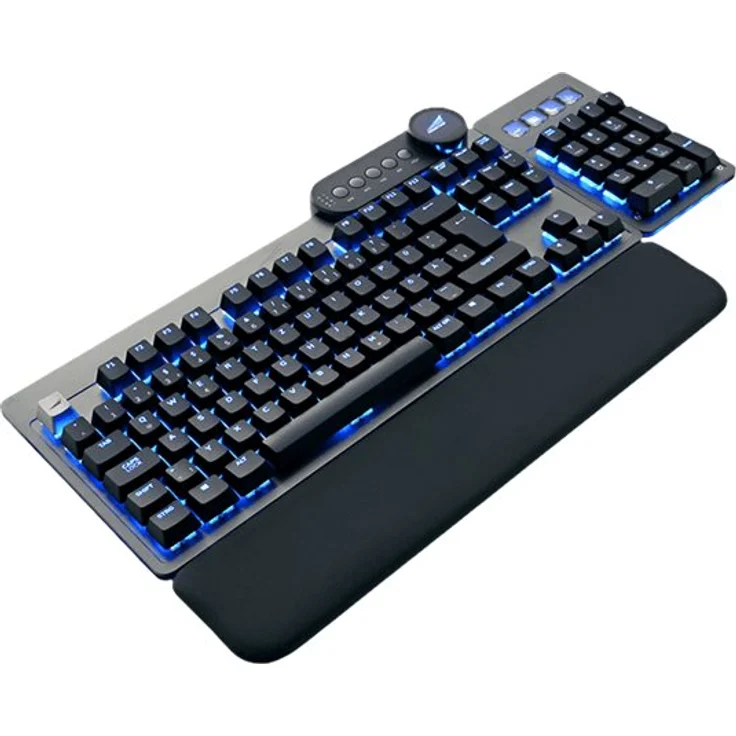 Mountain Everest Max Tastatur USB QWERTZ Deutsch Grau (MG-EVK1G-CB1-DE) – Bild 2