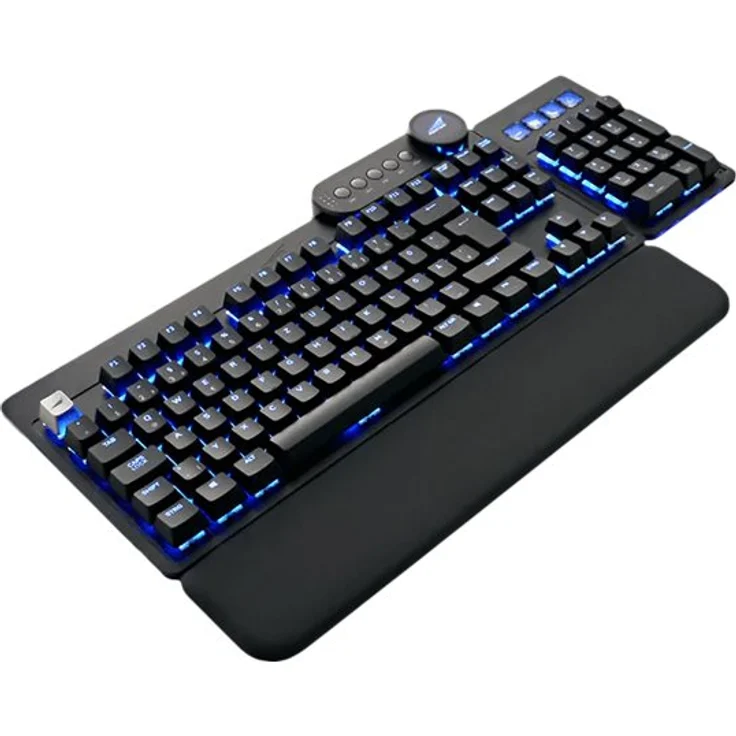 Mountain Everest Max Tastatur USB QWERTZ Deutsch Schwarz (MG-EVK1B-CP1-DE) – Bild 2