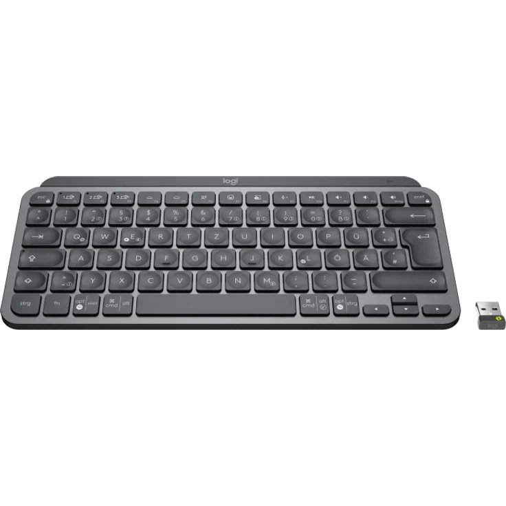 Logitech Mx Keys Mini For Business Tastatur RF Wireless + Bluetooth QWERTZ Deutsch Graphit (920-010597) – Bild 1