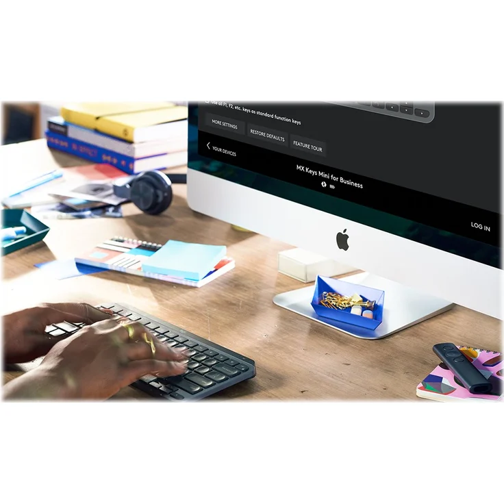Logitech Mx Keys Mini For Business Tastatur RF Wireless + Bluetooth QWERTZ Deutsch Graphit (920-010597) – Bild 8