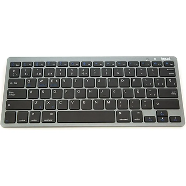 iggual IGG316917 Tastatur Bluetooth QWERTY Schwarz, Grau (IGG316917)