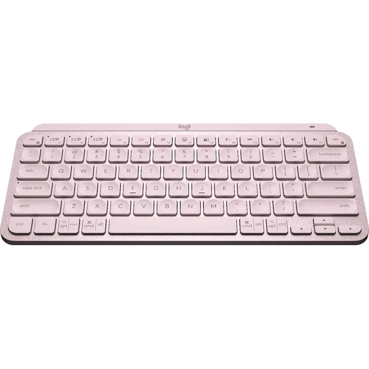 Logitech MX Keys Mini Minimalist Wireless Illuminated Keyboard Tastatur RF Wireless + Bluetooth QWERTY Nordisch Pink (920-010494) – Bild 2