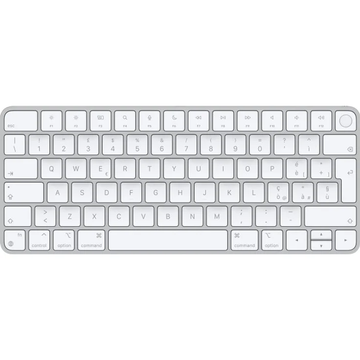 Apple Magic Tastatur USB + Bluetooth Italienisch QWERTY Aluminium, Weiß (MK293T/A) – Bild 1