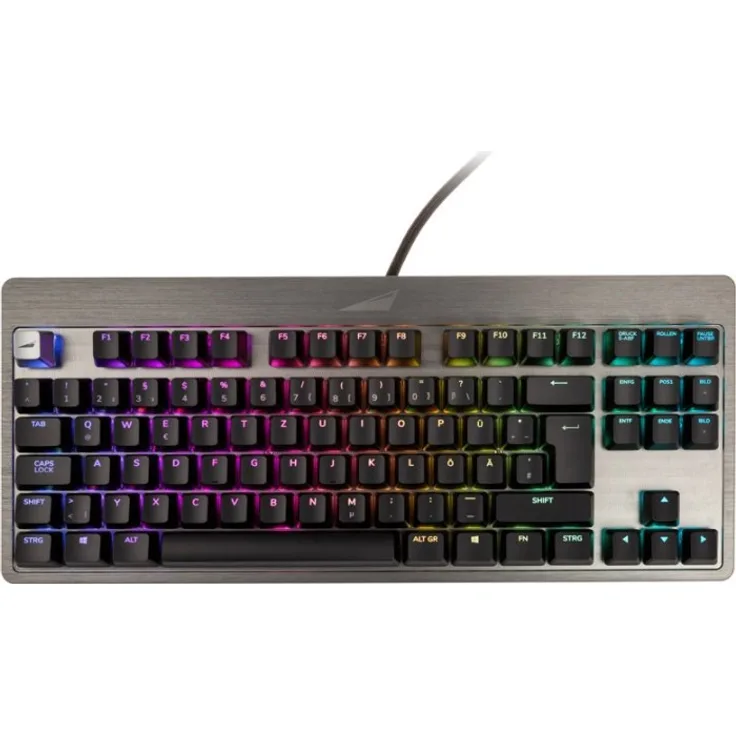 Mountain Everest Core Tastatur USB QWERTZ Deutsch Grau (MG-EVK2G-CO1-DE)
