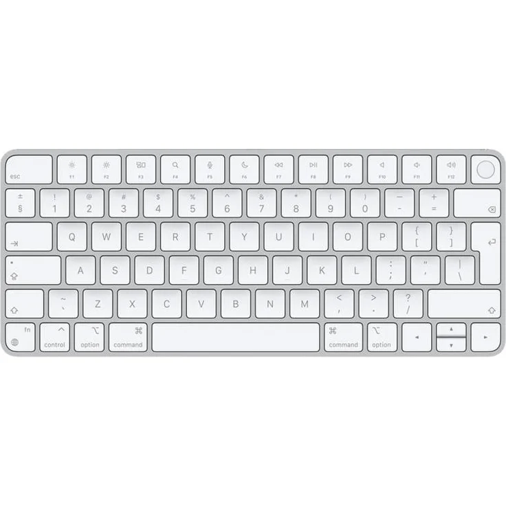 Apple Magic Tastatur USB + Bluetooth Englisch QWERTY Aluminium, Weiß (MK293Z/A) – Bild 1