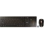 CHERRY DW 9100 SLIM Tastatur RF Wireless + Bluetooth QWERTZ Deutsch Schwarz (JD-9100DE-2)