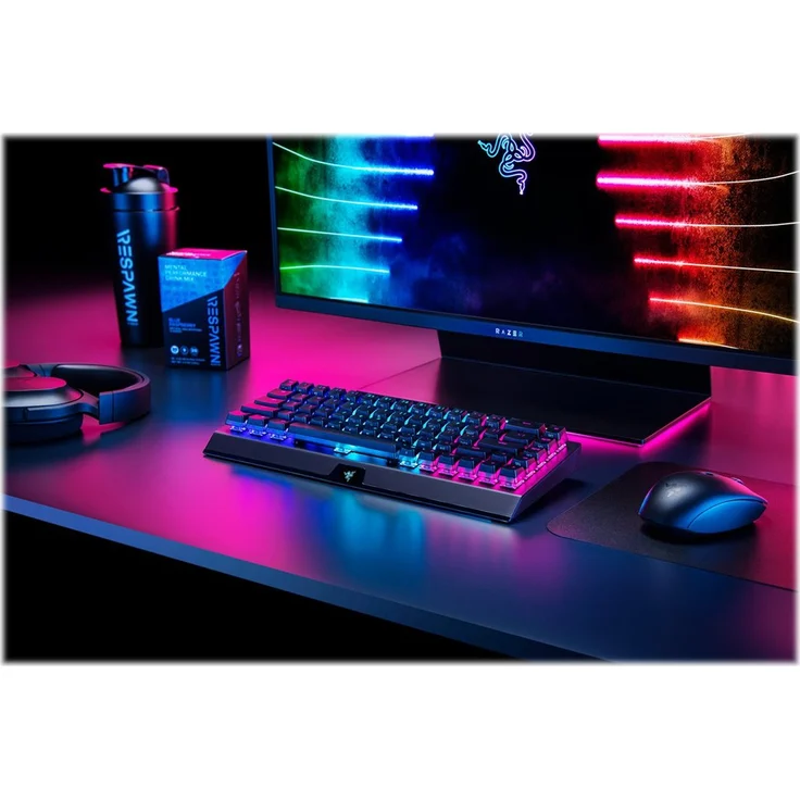 Razer BlackWidow V3 Mini HyperSpeed Pudding Edition Gaming-Tastatur, schwarz (Englisch QWERTY) – Bild 2