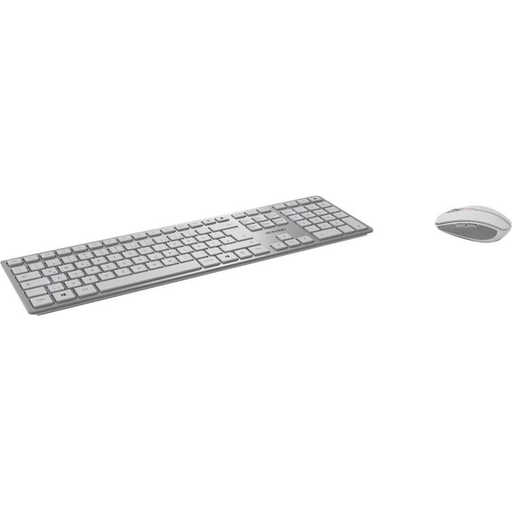 CHERRY DW 9100 SLIM Tastatur RF Wireless + Bluetooth QWERTY US Englisch Silber (JD-9100EU-1) – Bild 3