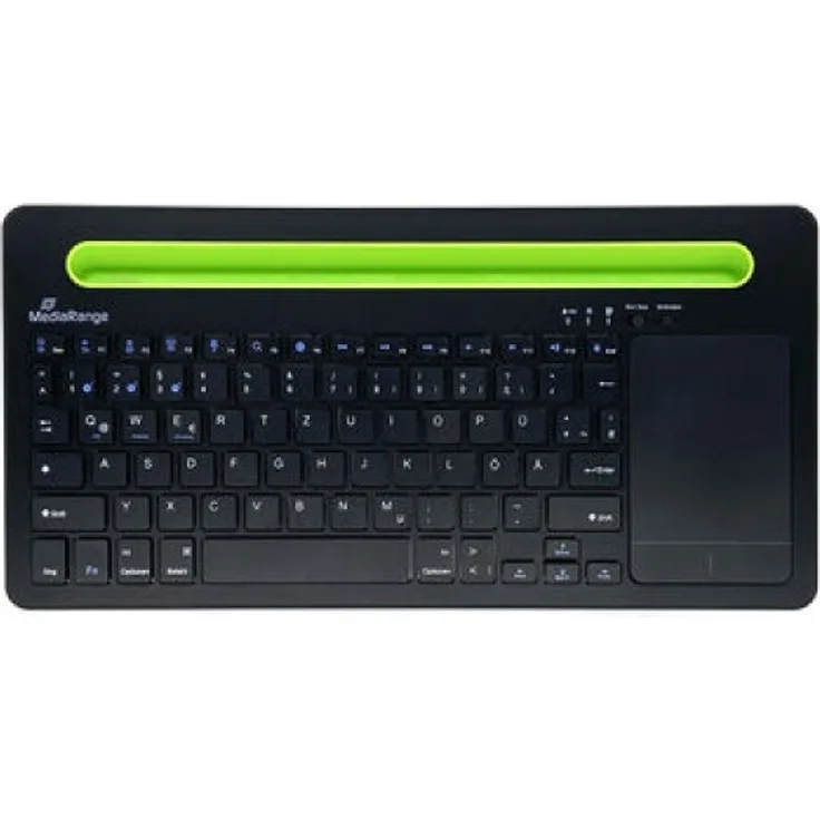 MediaRange MROS131 Tastatur Bluetooth QWERTZ Deutsch, Schweiz Schwarz, Grün (MROS131)