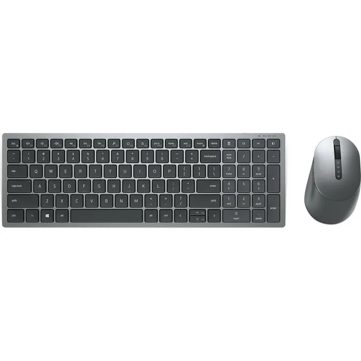 DELL Mehrgeräte-Wireless-Tastatur und -Maus - KM7120W - französisch (AZERTY) (KM7120W-GY-FR)