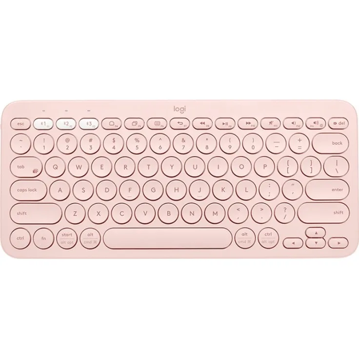 Logitech K380 Multi-Device Bluetooth® Keyboard Tastatur QWERTZ Deutsch Pink (920-009583)