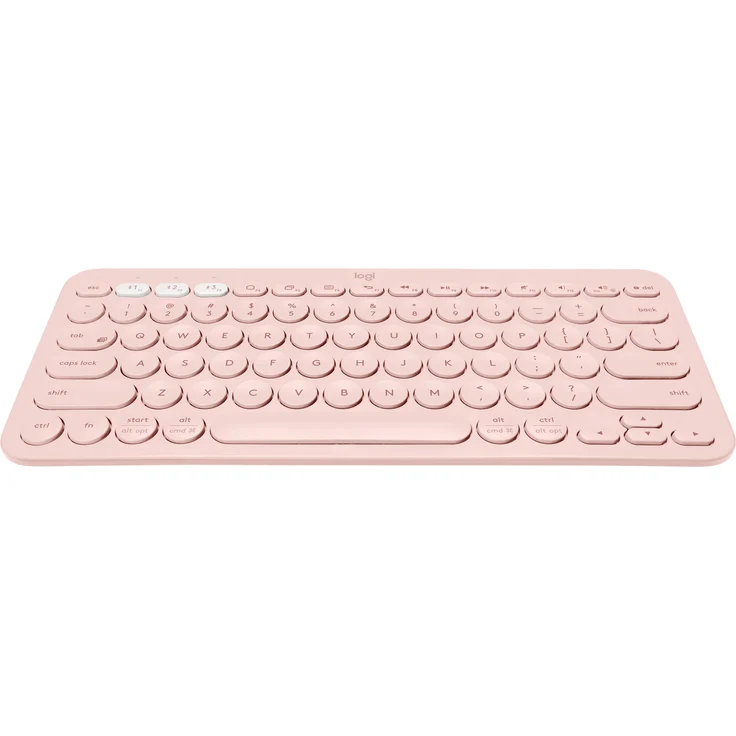 Logitech K380 Multi-Device Bluetooth® Keyboard Tastatur QWERTZ Deutsch Pink (920-009583) – Bild 3