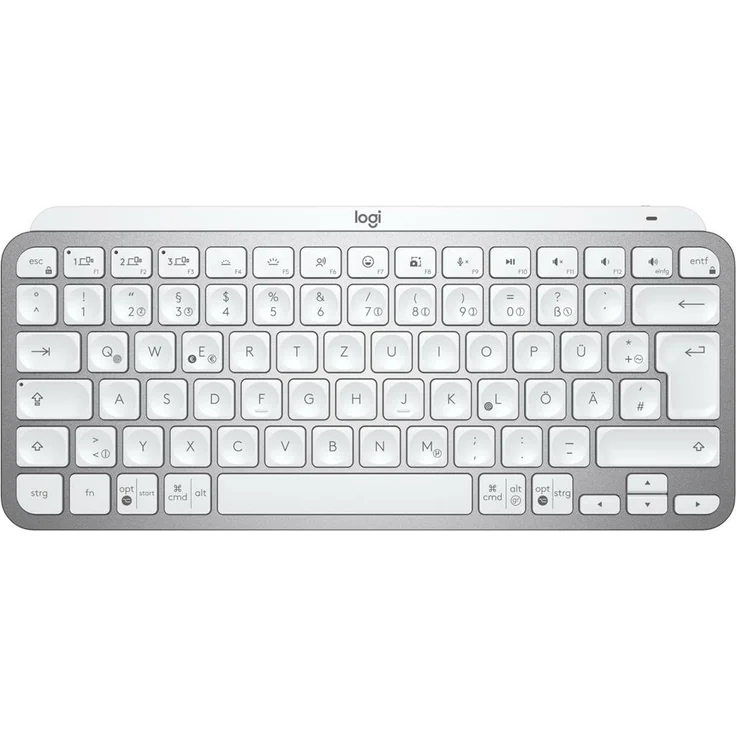 Logitech Mx Keys Mini For Business Tastatur RF Wireless + Bluetooth QWERTZ Deutsch Grau (920-010598) – Bild 1
