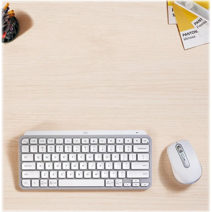 Logitech Mx Keys Mini For Business Tastatur RF Wireless + Bluetooth QWERTZ Deutsch Grau (920-010598) – Bild 5