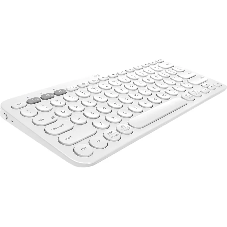 Logitech K380 Multi-Device Bluetooth® Keyboard Tastatur QWERTZ Deutsch Weiß (920-009584) – Bild 2