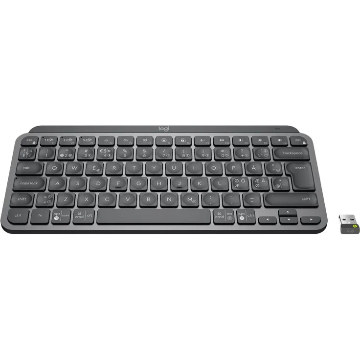 Logitech Mx Keys Mini For Business Tastatur RF Wireless + Bluetooth QWERTY Nordisch Graphit (920-010604)