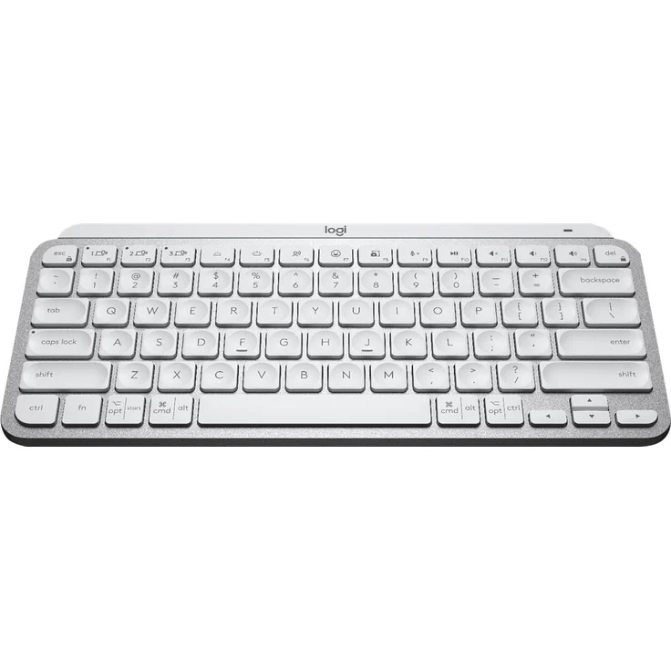 Logitech MX Keys Mini For Mac Minimalist Wireless Illuminated Keyboard Tastatur Bluetooth QWERTY Englisch Grau (920-010526) – Bild 3