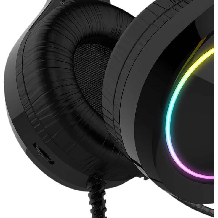 HAVIT Gamenote H2232D RGB USB Gaming Headset Eingebautes Mikrofon Kabelgebunden Schwarz – Bild 2