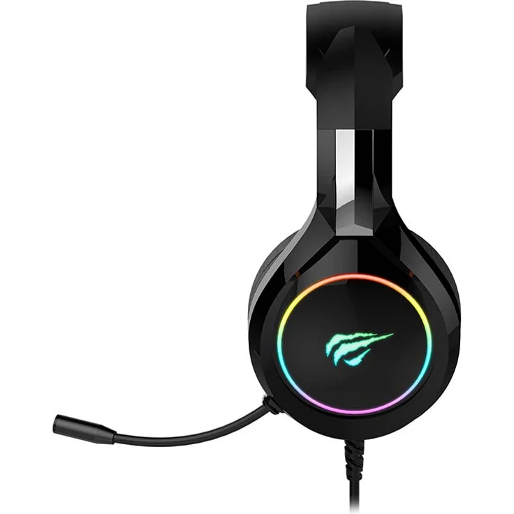 HAVIT Gamenote H2232D RGB USB Gaming Headset Eingebautes Mikrofon Kabelgebunden Schwarz – Bild 3