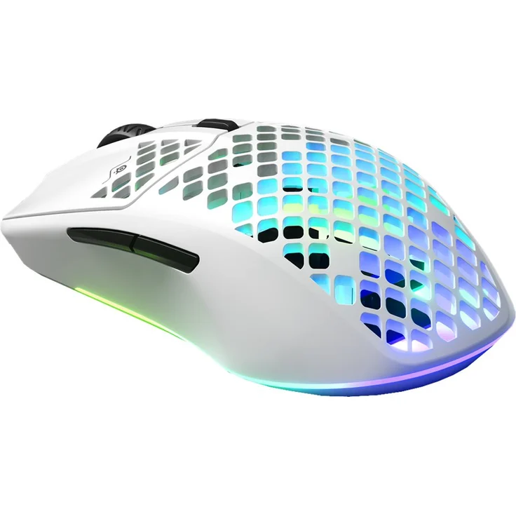 SteelSeries Aerox 3 Wireless Snow 2022 Gaming-Maus, weiß – Bild 4