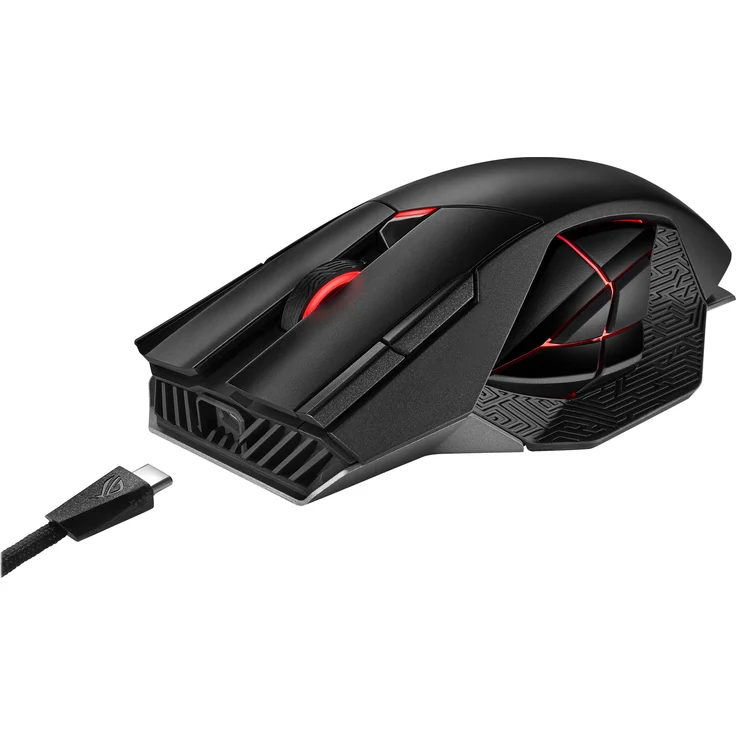 ASUS ROG Spatha X schwarz, Maus, rechtshänder – Bild 6