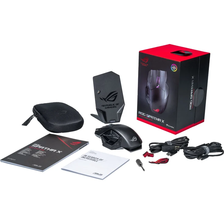 ASUS ROG Spatha X schwarz, Maus, rechtshänder – Bild 5
