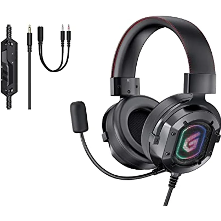 CONPTRONIC Headset USB 2.2m Kabel,Mikro,Lautreg.,7.1sound, ATHAN03B
