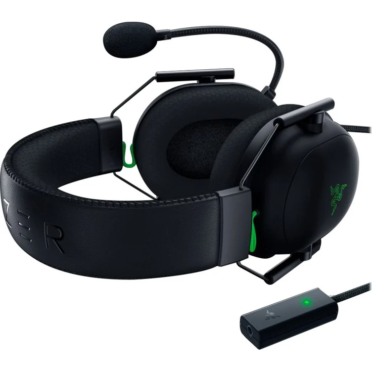 Razer BlackShark V2 mit USB Soundkarte - Kabelgebundenes Multiplattform-E-Sport-Headset mit USB-Soundkarte – Bild 3