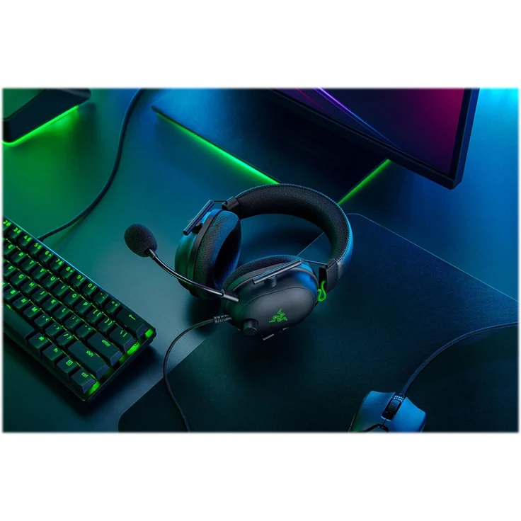 Razer BlackShark V2 mit USB Soundkarte - Kabelgebundenes Multiplattform-E-Sport-Headset mit USB-Soundkarte – Bild 4