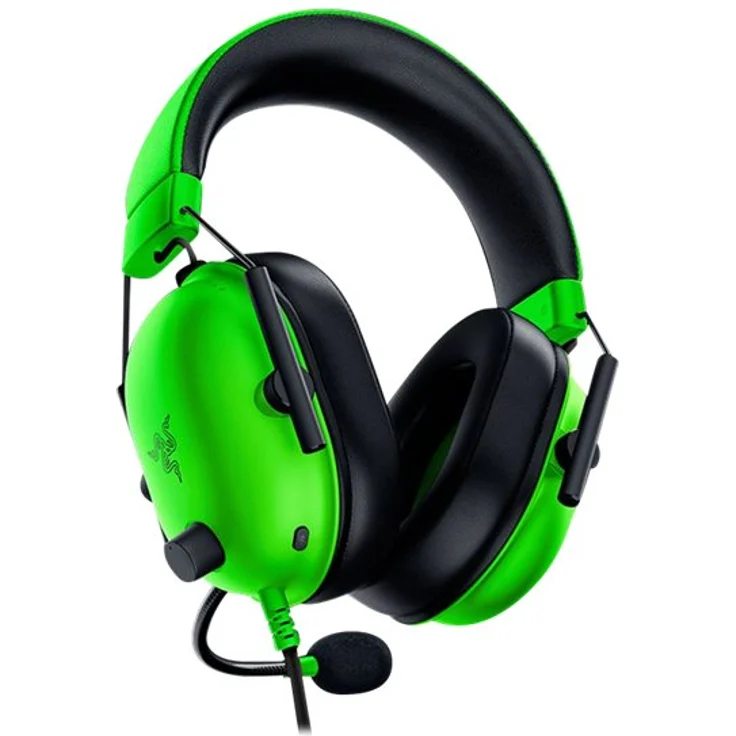 Razer BlackShark V2 X - Headset - ohrumschließend - kabelgebunden - 3,5 mm Stecker - Geräuschisolierung - Razer Green – Bild 2