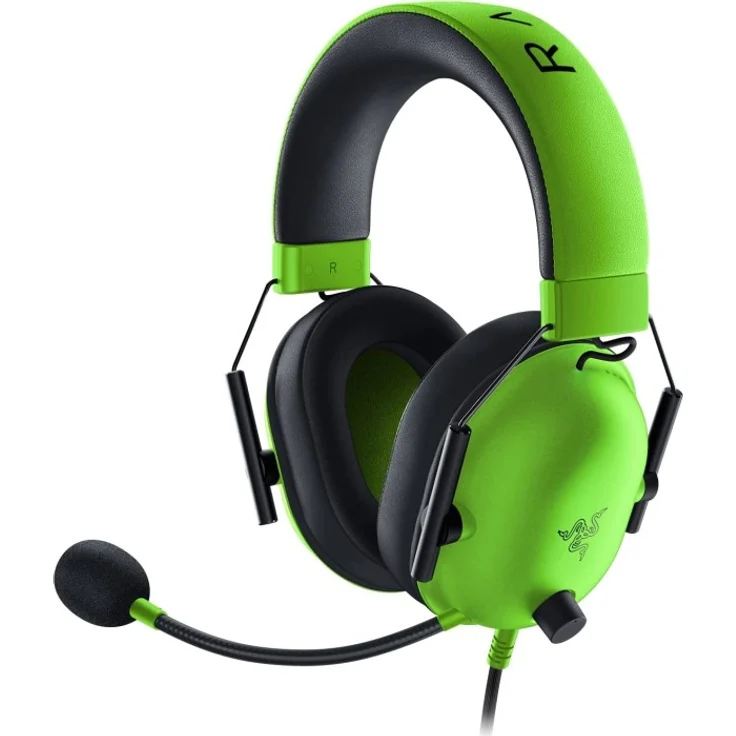 Razer BlackShark V2 X - Headset - ohrumschließend - kabelgebunden - 3,5 mm Stecker - Geräuschisolierung - Razer Green – Bild 1